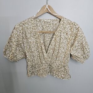 Sim & Sam Floral Smocked Women's Top